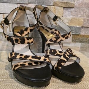 Michael Kors Leopard Print Heels